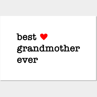 best grandmother ever Posters and Art